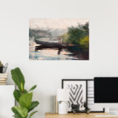 終わりの日，ウィンスローホーマーによるアディロンドック ポスター (ホームオフィス)