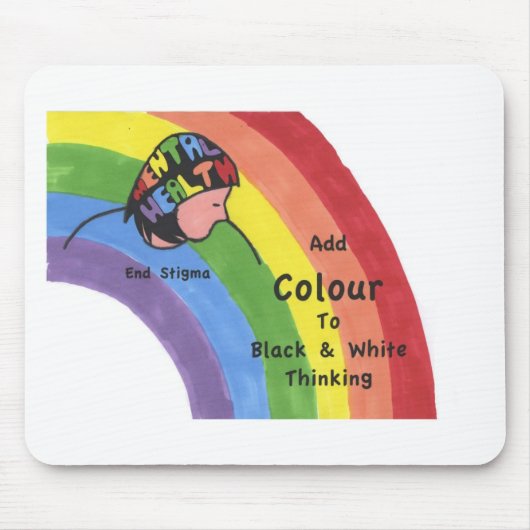 終わりの精神衛生の汚名 マウスパッド (正面)