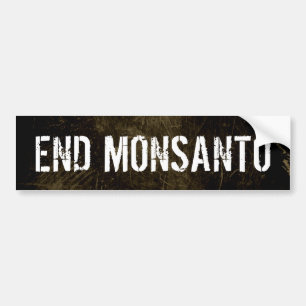 終わりのMonsantoのバンパーステッカー バンパーステッカー