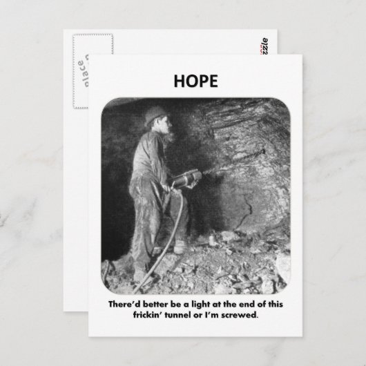 終わりまで気が遠い ポストカード (正面/裏面)