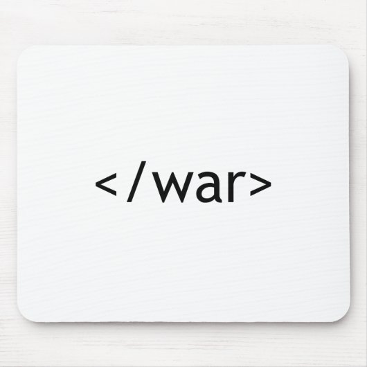 終わり戦争 マウスパッド (正面)
