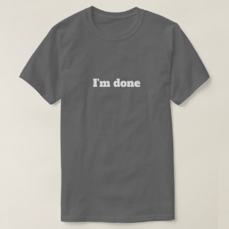終わり – 笑えるサルカスティック・ジョークTシャツ Tシャツ