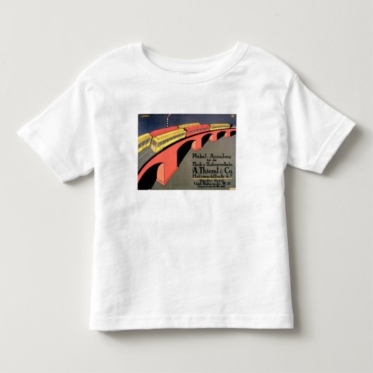 「終わるおよび地下鉄道のための集合所 トドラーTシャツ (正面)