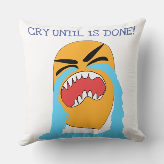 終わるまで泣く クッション (裏面)