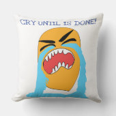 終わるまで泣く クッション (正面)