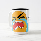 終わるまで泣く ツートーンマグカップ (正面左)