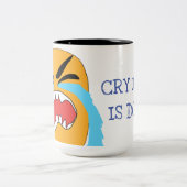 終わるまで泣く ツートーンマグカップ (中央)