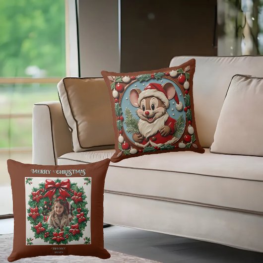 終了したクリスマスマウス装飾用クッション クッション