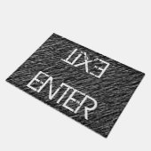 終了を入力 ドアマット (アングル)