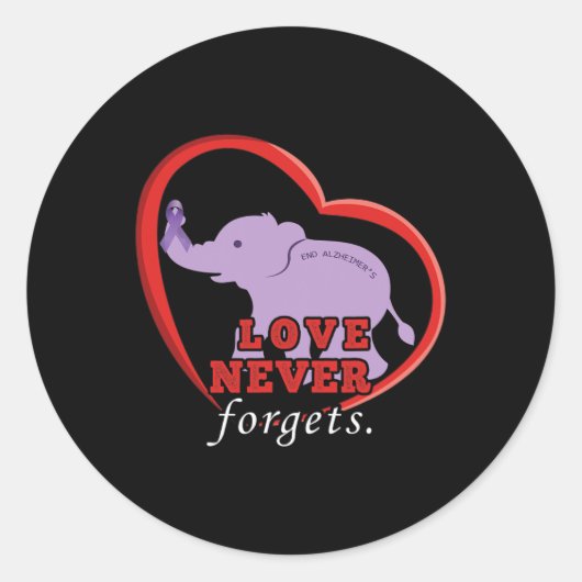 終了アルツハイマー型エンドハイマー認識度 ラウンドシール (正面)