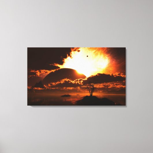 終了キャンバスプリントの開始 キャンバスプリント (正面)