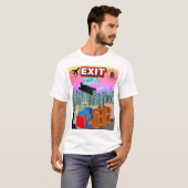 終了チケットT型 Tシャツ (正面フル)