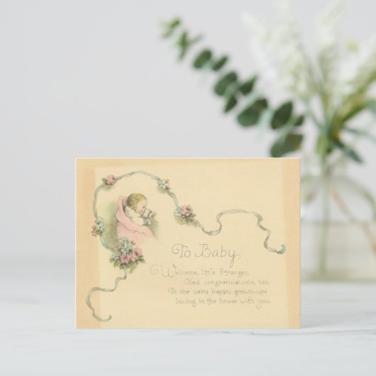 終了ベビー ポストカード (スタンド正面)