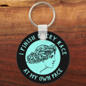 終了ペースキーチェーン キーホルダー (正面)