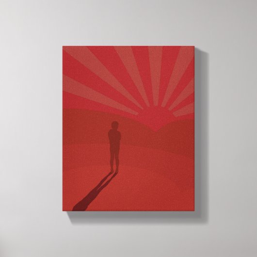 終了日 キャンバスプリント (正面)