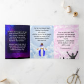 終了時間ゴスペル路 三つ折りカード (内部)