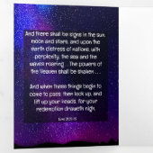 終了時間ゴスペル路 三つ折りカード (内部最初)