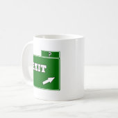 ?終了記号 コーヒーマグカップ (正面左)