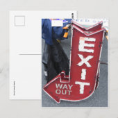 終了記号 ポストカード (正面/裏面)