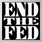 終了食べ物を与え ポスター (正面)