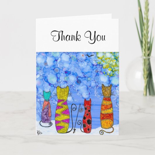 終了魚釣りグリーティングカード サンキューカード (正面)