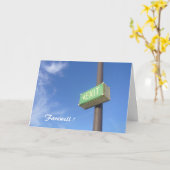 終了 カード (黄色い花)