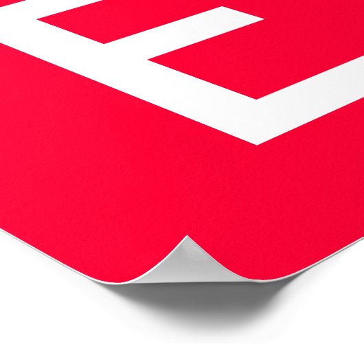 終了 ポスター (角)