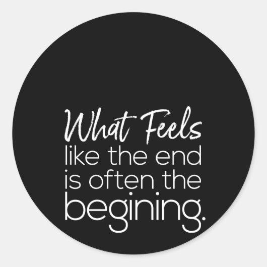 終感じわりが始まりである ラウンドシール (正面)