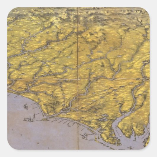 終戦時の複合パノラマ スクエアシール (正面)