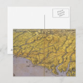 終戦時の複合パノラマ ポストカード (正面/裏面)