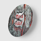 終戦 ラウンド壁時計 (傾斜)