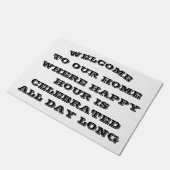 *終日お迎えのお祝いの時間*ドアマット ドアマット (アングル)