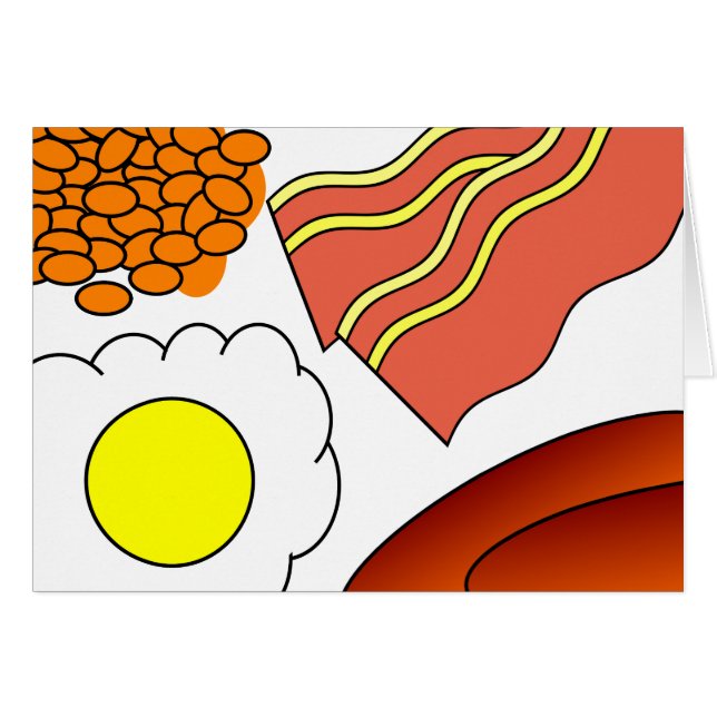 終日の朝食 (正面横)