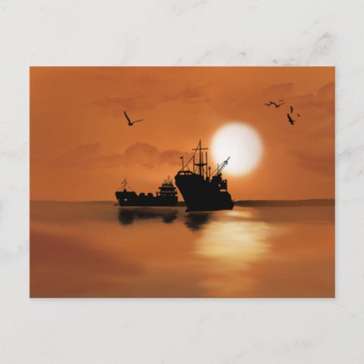 終日はがき ポストカード (正面)