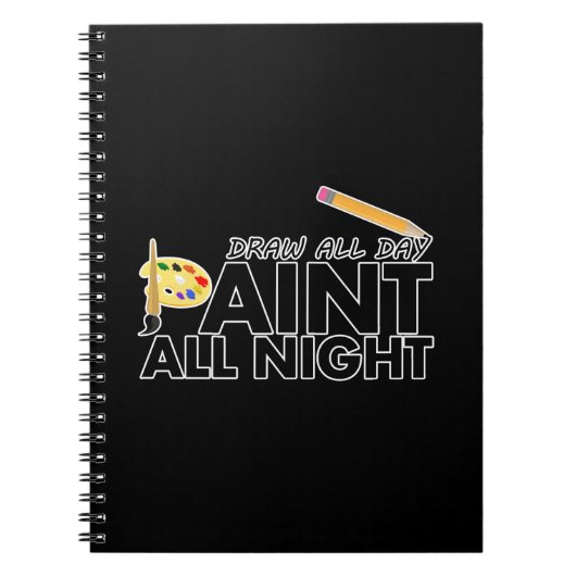 終日引絵を描く ノートブック (正面)
