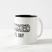 終日詰まった ツートーンマグカップ (正面右)