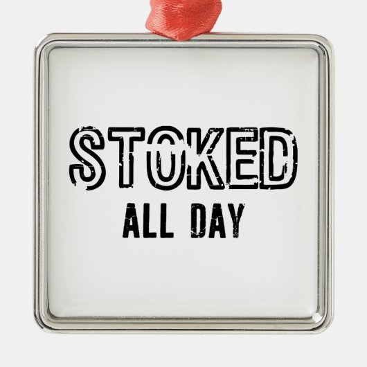 終日詰まった メタルオーナメント (正面)