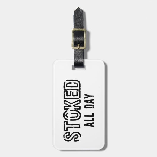 終日詰まった ラゲッジタグ (正面縦)