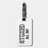 終日詰まった ラゲッジタグ (裏面縦)