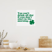 終日飲むシャツ ポスター (キッチン)