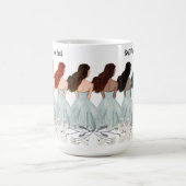 終最高のわりまで友達 | 色数々の髪 コーヒーマグカップ (中央)