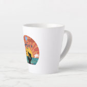 終末の カフェラテマグ (右アングル)