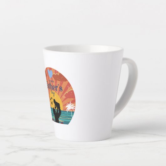 終末の カフェラテマグ (右アングル)