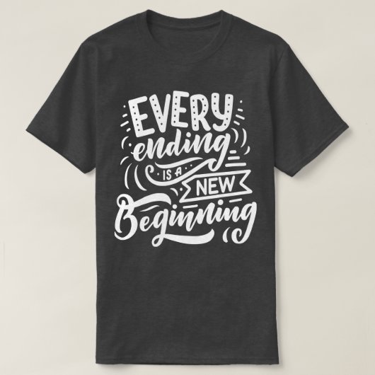 終末は皆新しい始まり Tシャツ (デザイン正面)