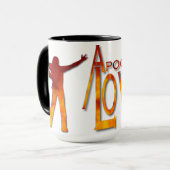 終末論的な恋人-ロゴ/白いマグを始動させて下さい マグカップ (正面左)