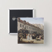 終点の駅馬車の到着 缶バッジ (正面&裏面)