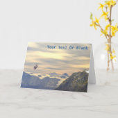 終端速度ペレグリン《鳥》ハヤブサ カード (黄色い花)