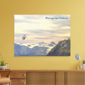 終端速度ペレグリン《鳥》ハヤブサ キャンバスプリント (インサイチュ (リビング))