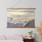 終端速度ペレグリン《鳥》ハヤブサ 吊り下げ型タペストリー (寝室)