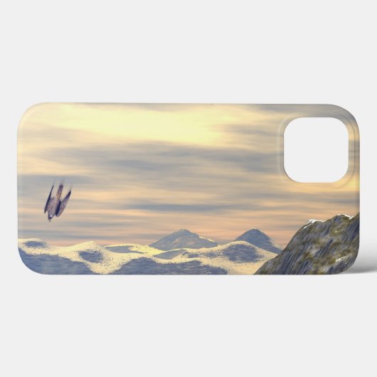 終端速度ペレグリン《鳥》ハヤブサ Case-Mate iPhoneケース (裏面 (横))